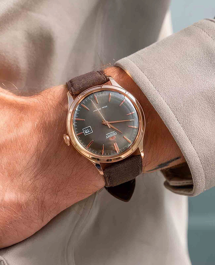Часы Orient Classic Automatic RA-AC0P04Y (RN-AC0P04Y) — мужские, кожаный