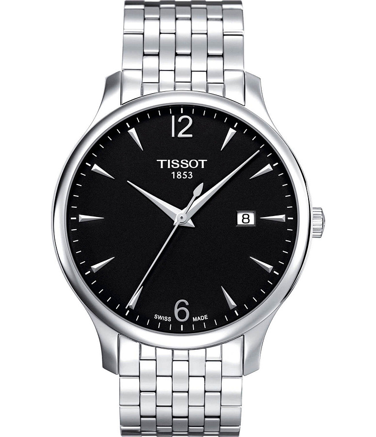 Часы Tissot Tradition T063.610.11.057.00 — мужские, черный