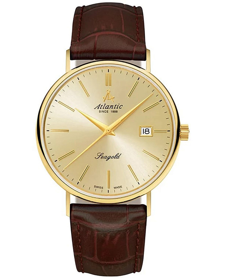 Часы Atlantic Seagold 95344.65.31 — мужские, шампань