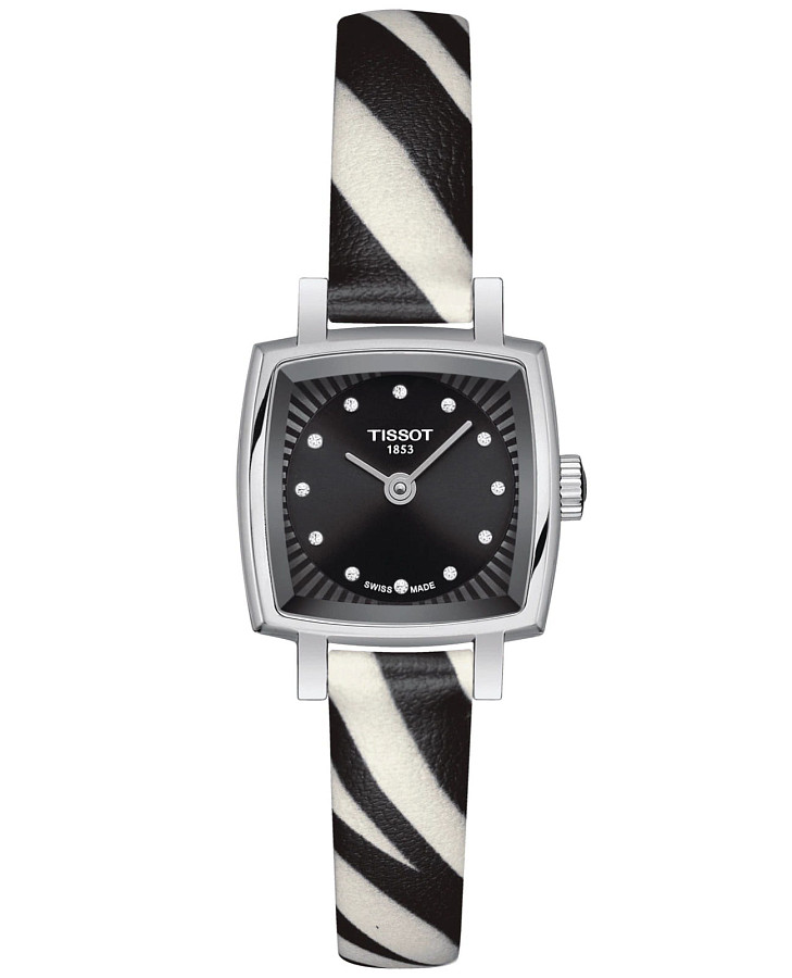 Часы Tissot Lovely Square T058.109.17.056.00 — женские, черный