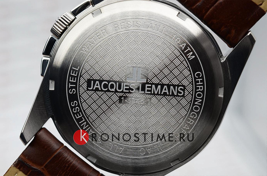 Часы Jacques Lemans 1-1945C — мужские, кожаный