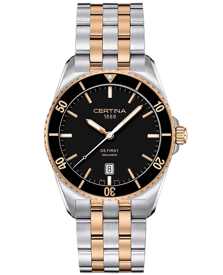 Часы Certina DS First C014.410.22.051.00 — мужские, черный