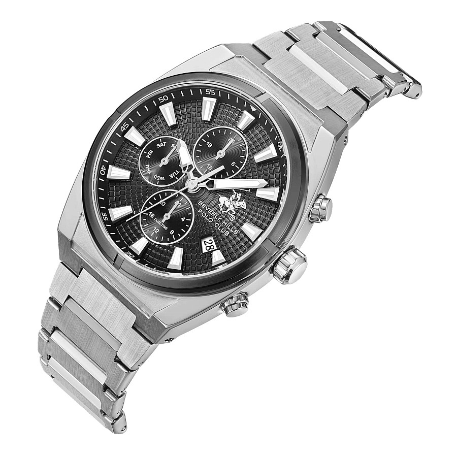 Часы Beverly Hills Polo Club BP3733X.350 — кварцевые, сталь металл