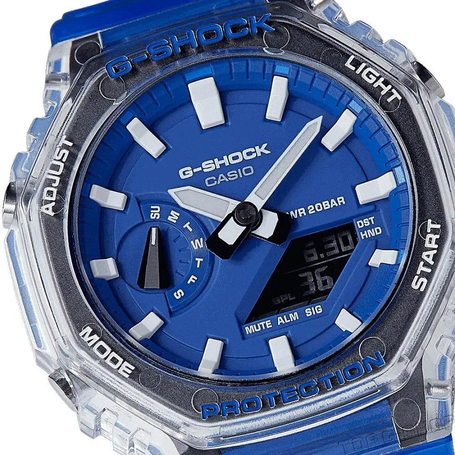 Часы Casio G-Shock GA-2100HC-2ADR — пластик, мужские