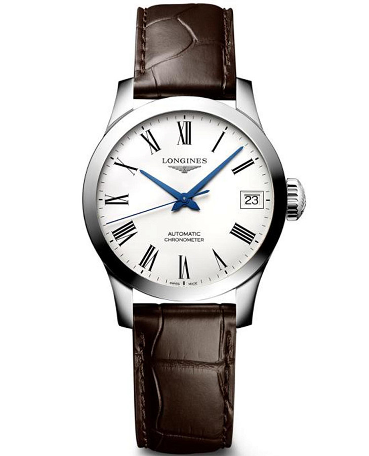 Часы Longines Record Collection L2.320.4.11.2 — женские, белый