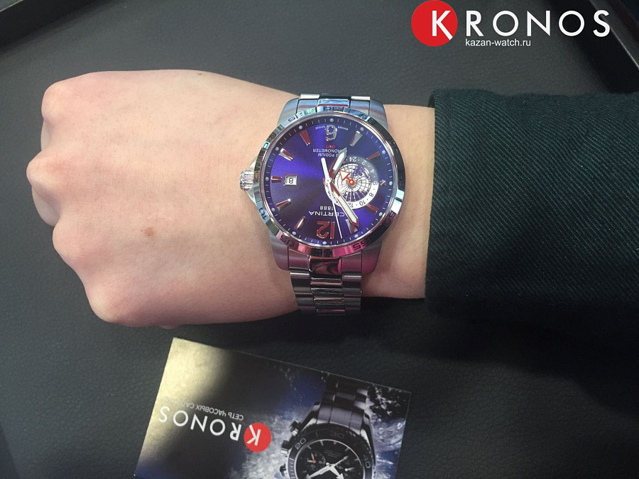 Часы Certina DS Podium GMT C034.455.11.047.00 — Швейцария, кварцевые