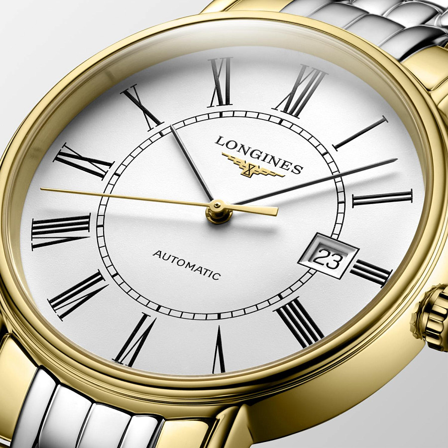 Часы Longines Presence L4.922.2.11.7 — сталь c pvd покрытием, мужские