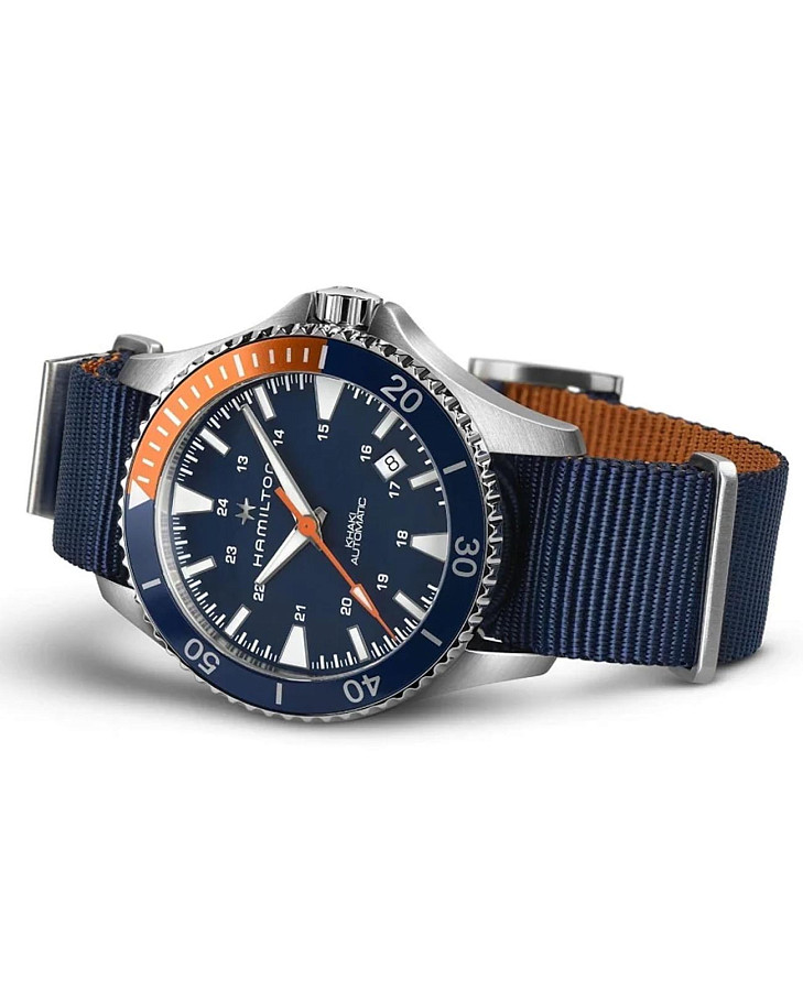 Часы Hamilton Khaki Navy Scuba Auto H82365941 — сталь металл, Швейцария