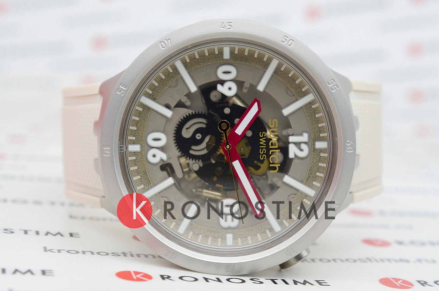 Часы Swatch Confident Moment SB07S125 — кварцевые, металл сталь