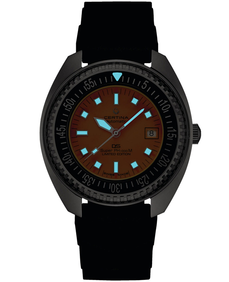 Часы Certina DS SUPER PH1000M C024.907.17.281.10 — механические, сталь металл