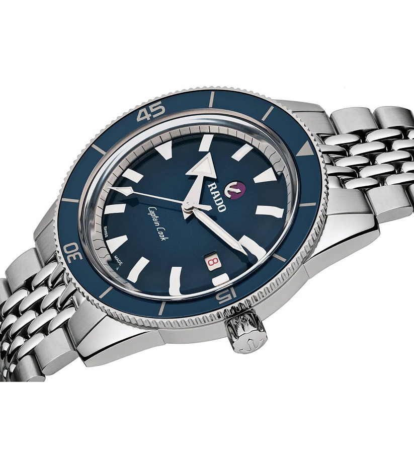 Часы Rado Captain Cook Automatic R32505203 — механические, металл сталь керамика
