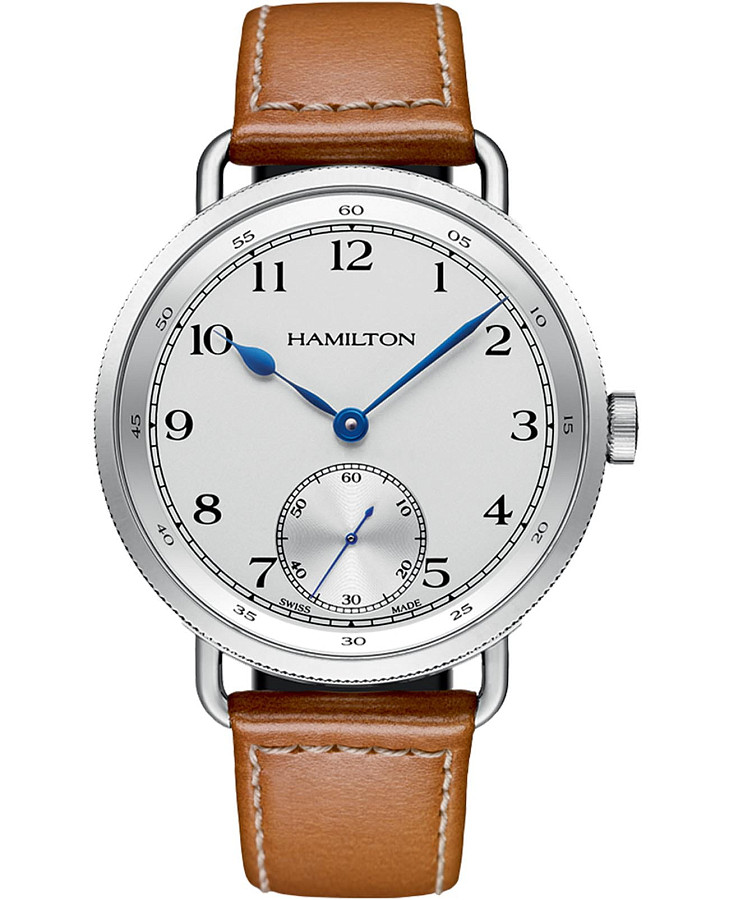 Часы Hamilton Khaki Navy Pioneer Mechanical H78719553 — мужские, серебристый