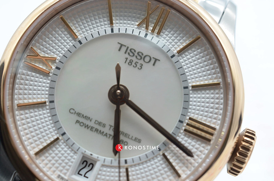 Часы Tissot Chemin des Tourelles Powermatic 80 Lady T099.207.22.118.02 — Швейцария, механические