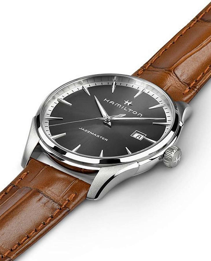 Часы Hamilton Jazzmaster Gent Quartz H32451581 — сталь металл, Швейцария