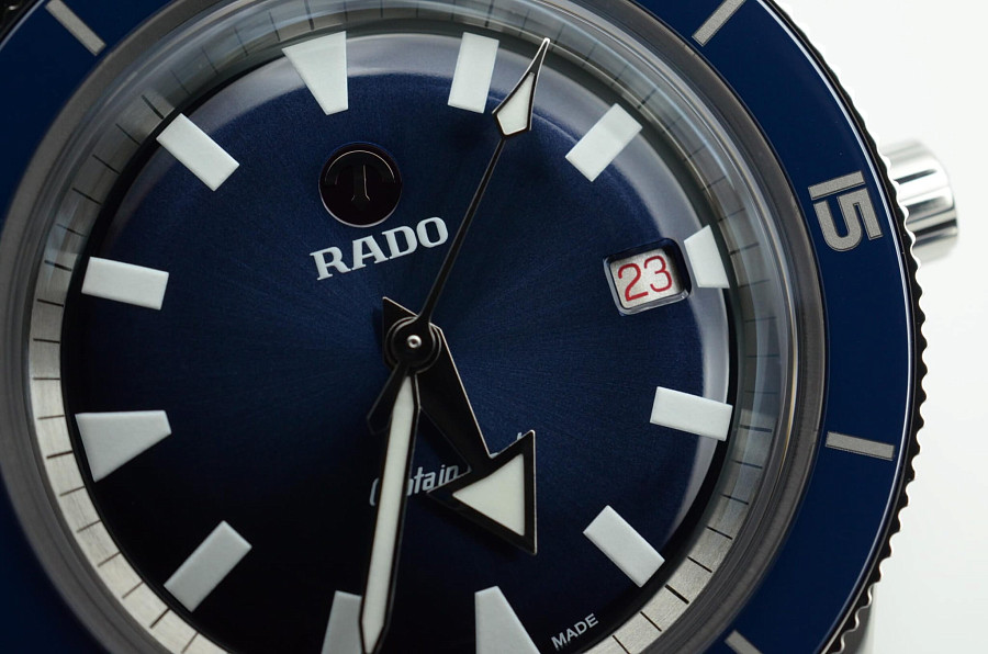 Часы Rado Captain Cook Automatic R32505203 — синий, металл сталь керамика