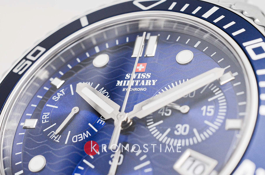 Часы Swiss Military by Chrono XL Chronograph SM34101.02 — Швейцария, кварцевые