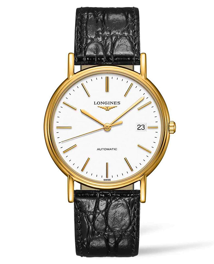 Часы Longines Presence L4.921.2.12.2 — женские, белый