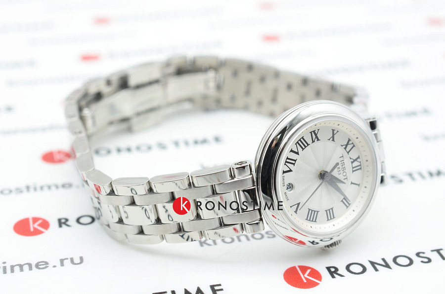 Часы Tissot Bellissima Small Lady T126.010.11.013.00 — серебристый, сталь металл