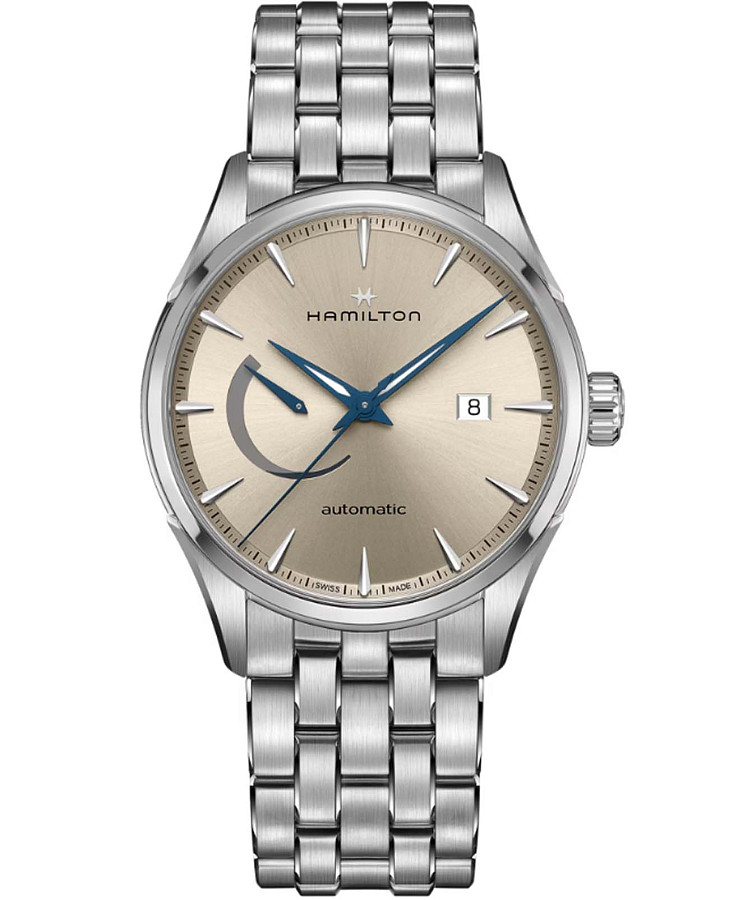 Часы Hamilton Jazzmaster Power Reserve Auto H32635122 — мужские, бежевый