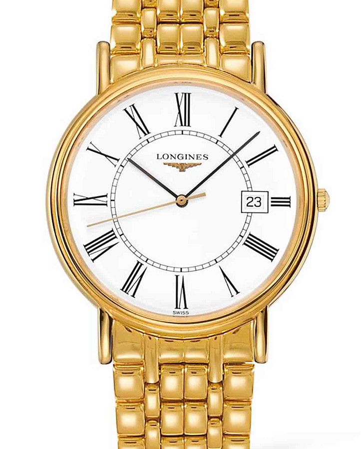 Часы Longines Presence L4.790.2.11.8 — кварцевые, металл сталь