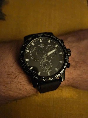 Фото покупателя: Швейцарские наручные часы Tissot SuperSport Chrono T125.617.33.051.00 с хронографом