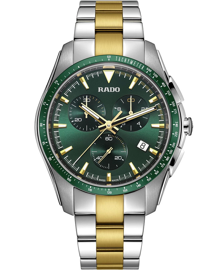 Часы Rado Hyperchrome Chronograph R32259323 — мужские, зеленый
