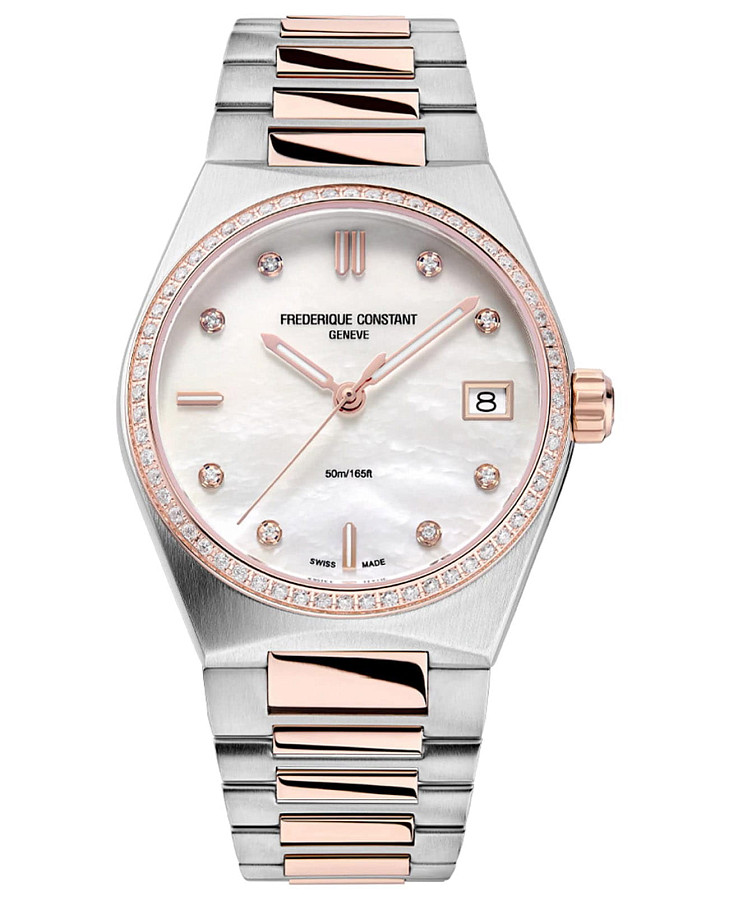 Часы Frederique Constant Highlife FC-240MPWD2NHD2B — женские, перламутровый