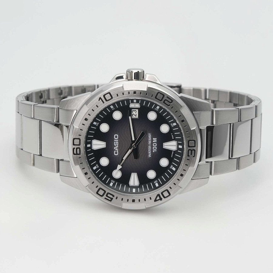 Часы Casio Collection MTD-140D-1A — нержавеющая сталь, мужские