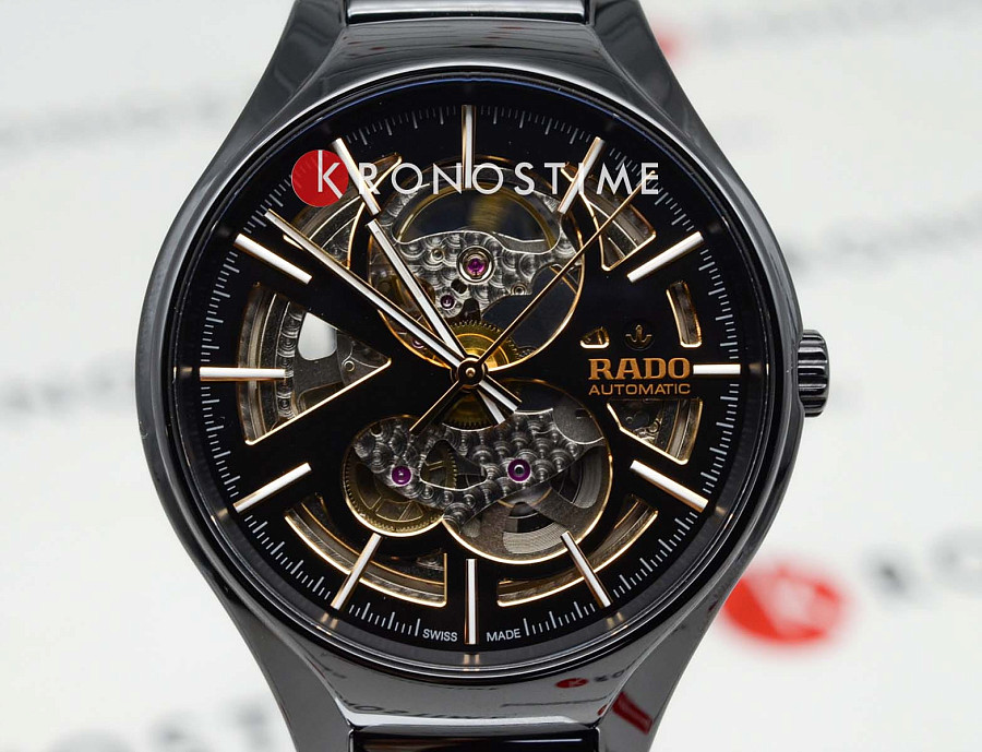 Часы Rado True Automatic Open Heart R27100162 — керамика, Швейцария