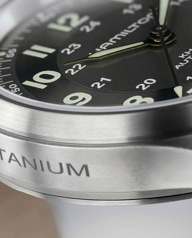 Часы Hamilton Khaki Field Titanium Auto H70545550 — механические, Швейцария, мужские
