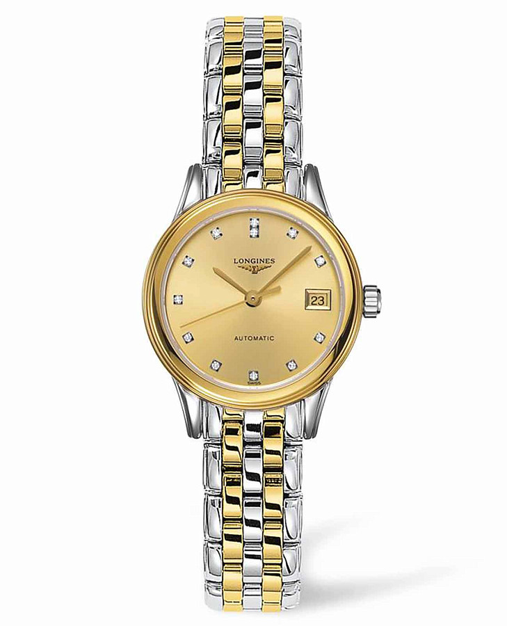 Часы Longines Flagship L4.274.3.37.7 — женские, золотой