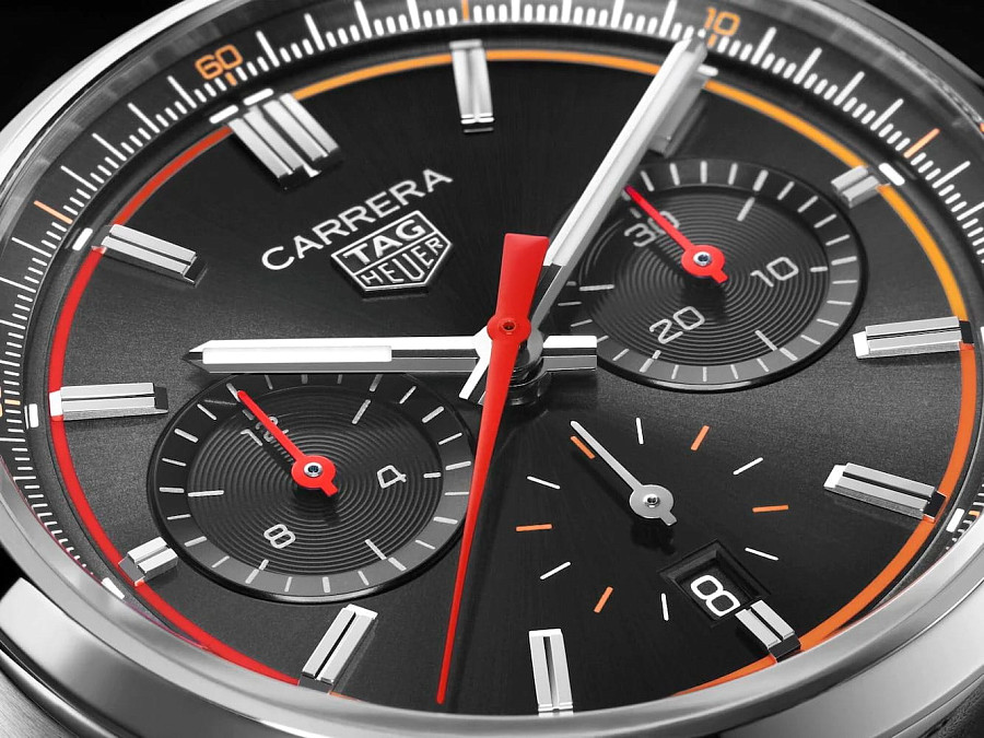 Часы TAG Heuer Carrera Chronograph CBN201C.FC6542 — кожаный, мужские