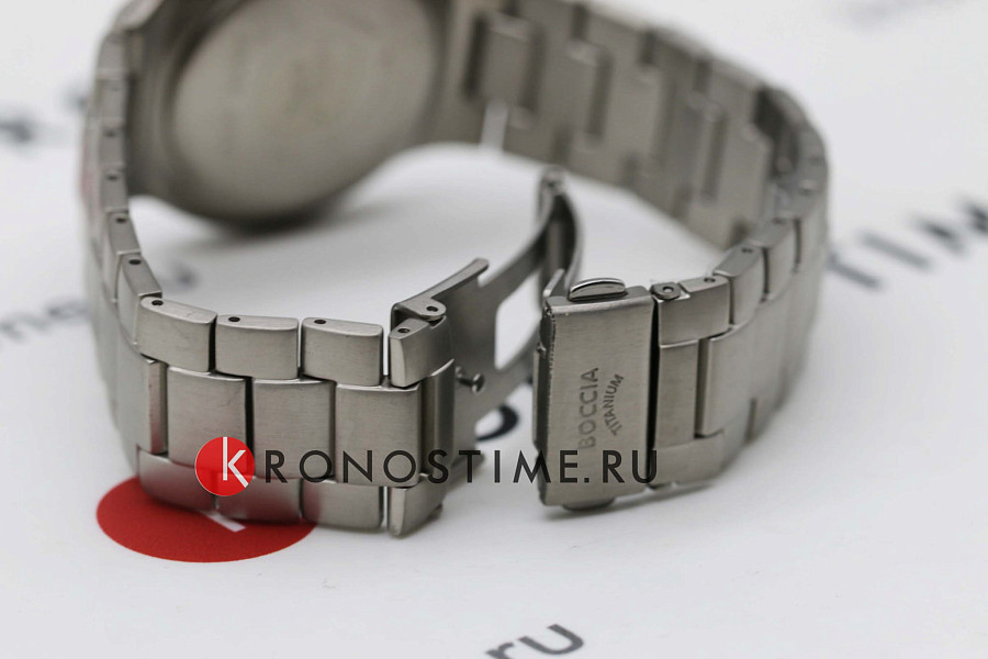Часы Boccia Titanium 3649-03 — мужские, серебристый