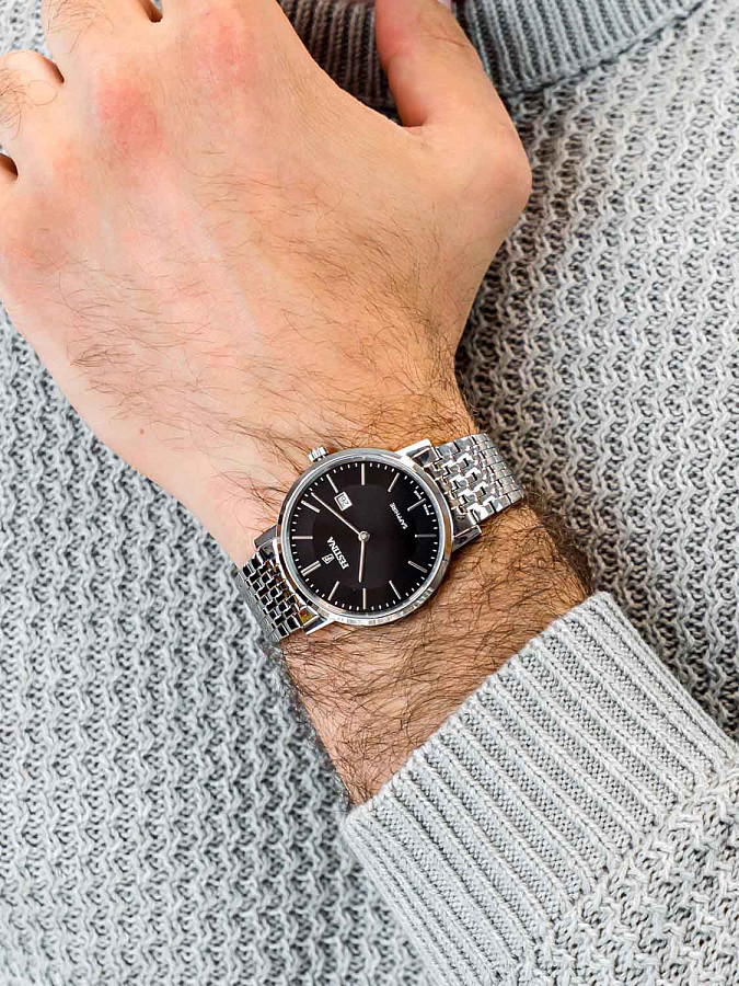 Часы Festina Classics F20018/3 — черный, металл сталь