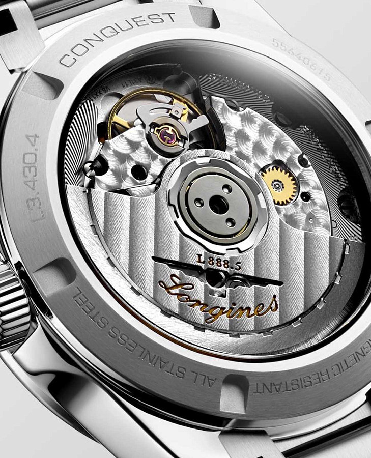 Часы Longines Conquest L3.430.4.62.6 — женские, нержавеющая сталь