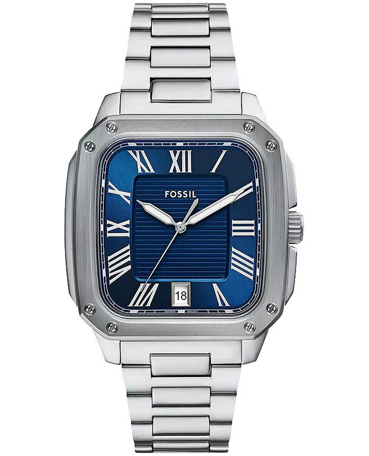 Часы Fossil Crosby FS6121 — мужские, фиолетовый