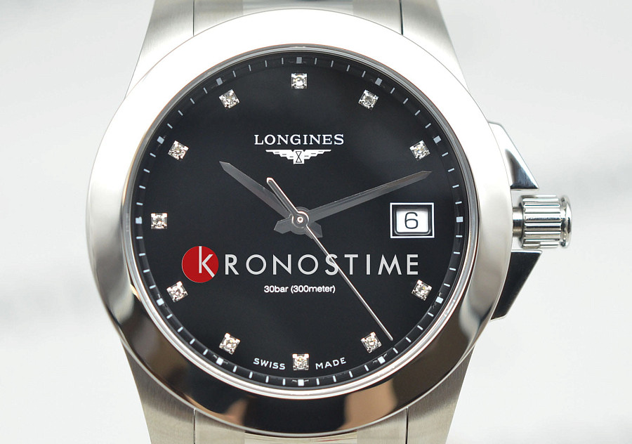 Часы Longines Conquest L3.377.4.57.6 — сталь, Швейцария