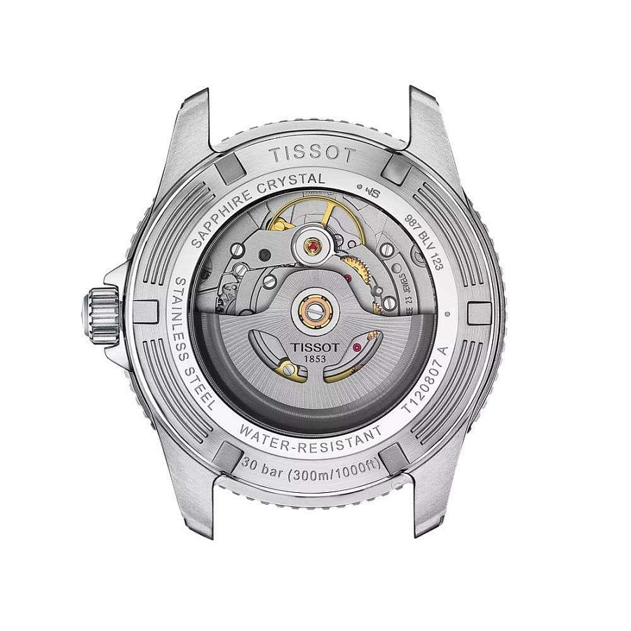 Часы Tissot Seastar 1000 Quartz 40mm T120.807.22.051.01 — кварцевые, сталь металл