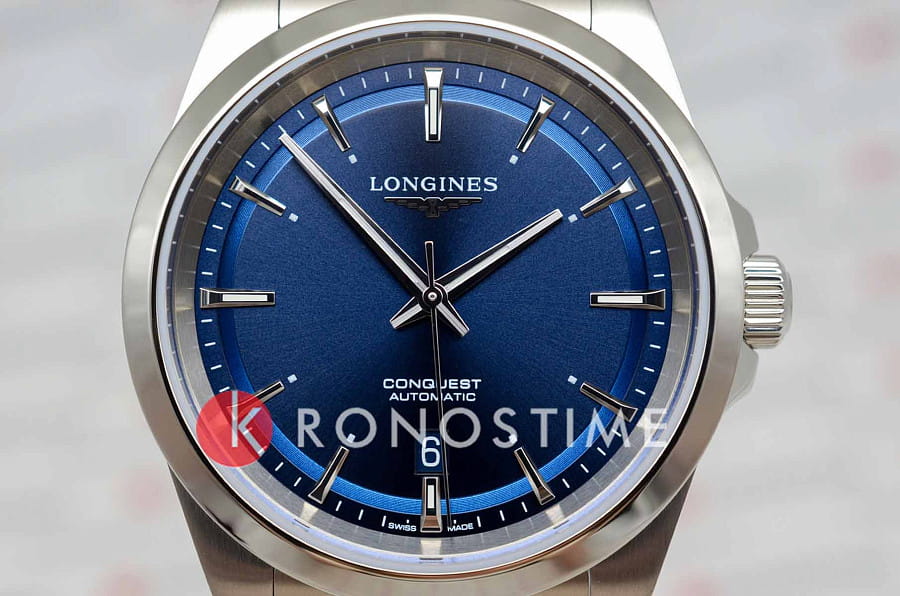Часы Longines Conquest L3.830.4.92.6 — сталь металл, Швейцария