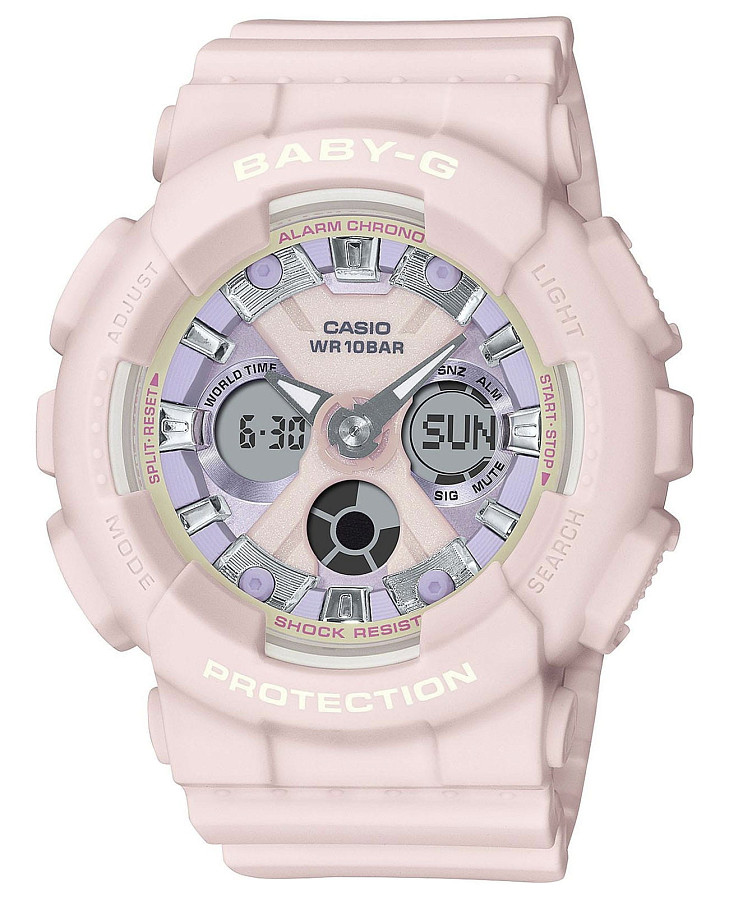 Часы Casio Baby-G BA-130WP-4A — женские, розовый