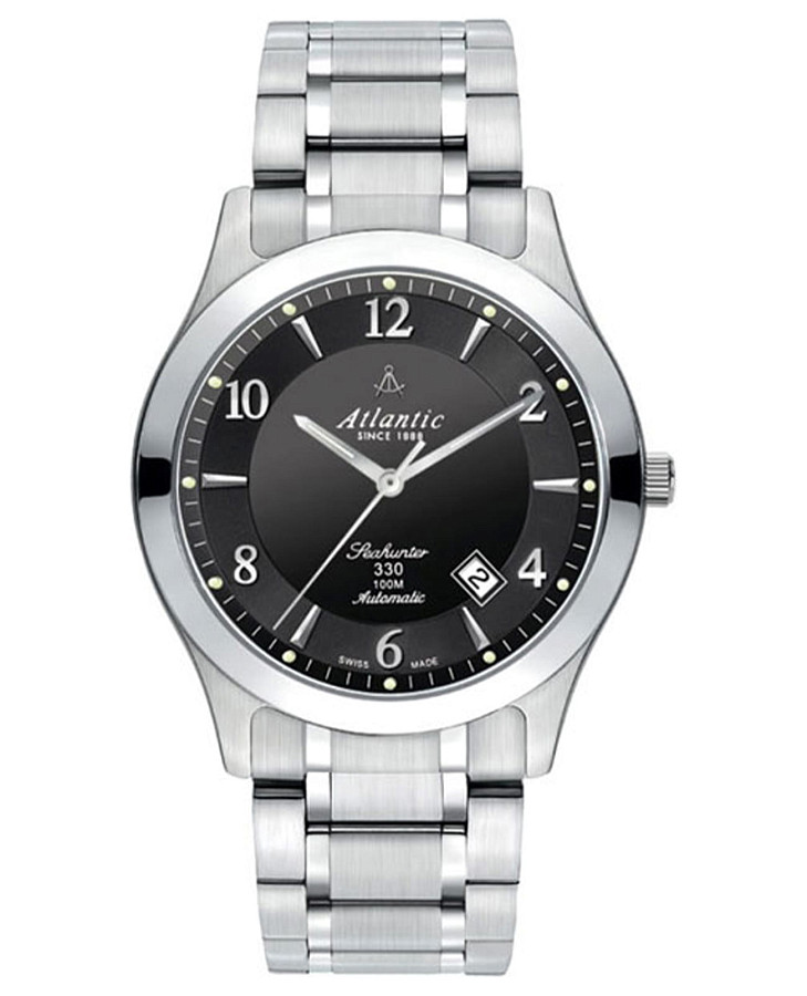 Часы Atlantic Seahunter 100 71765.41.65 — мужские, черный