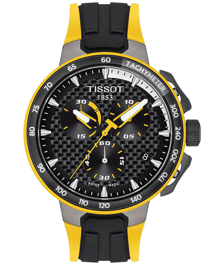 Часы Tissot T-Race Cycling Tour De France 2020 T111.417.37.201.00 — мужские, черный