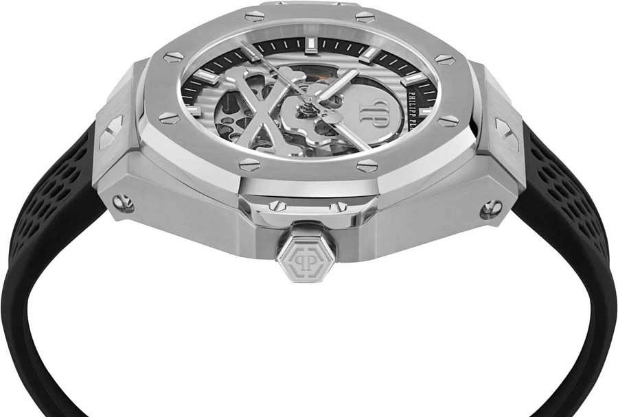 Часы Philipp Plein The Skull PWPFA0124 — механические, сталь металл