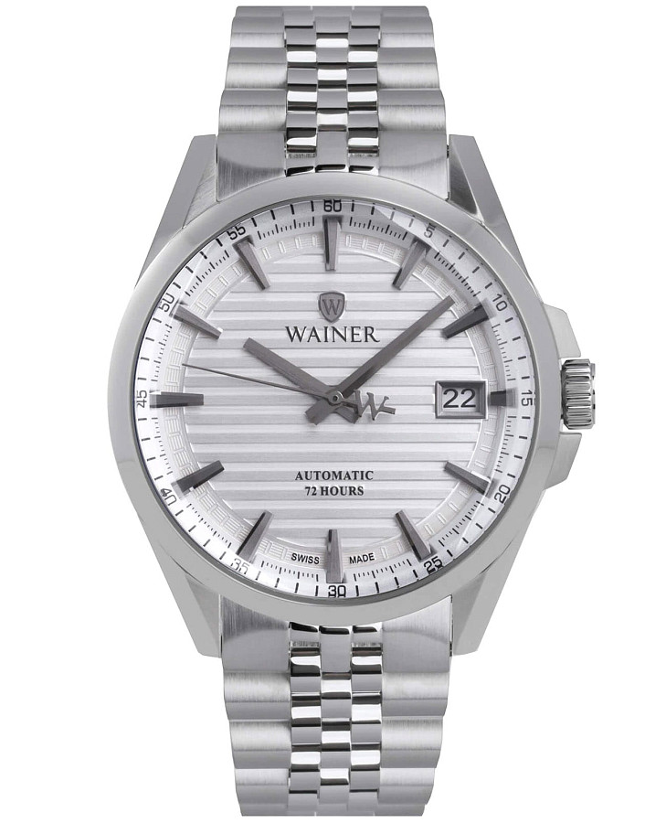 Часы Wainer Automatic WA.25401-C — мужские, серебристый