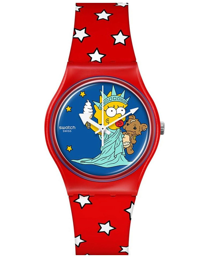 Часы Swatch Gent Biosourced Standart SO28Z120 — женские, фиолетовый
