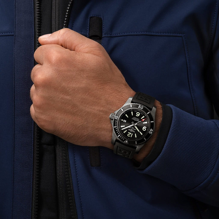 Часы Breitling Superocean Automatic 46 Black Steel M17368B71B1S2 — артикул M17368B71B1S2