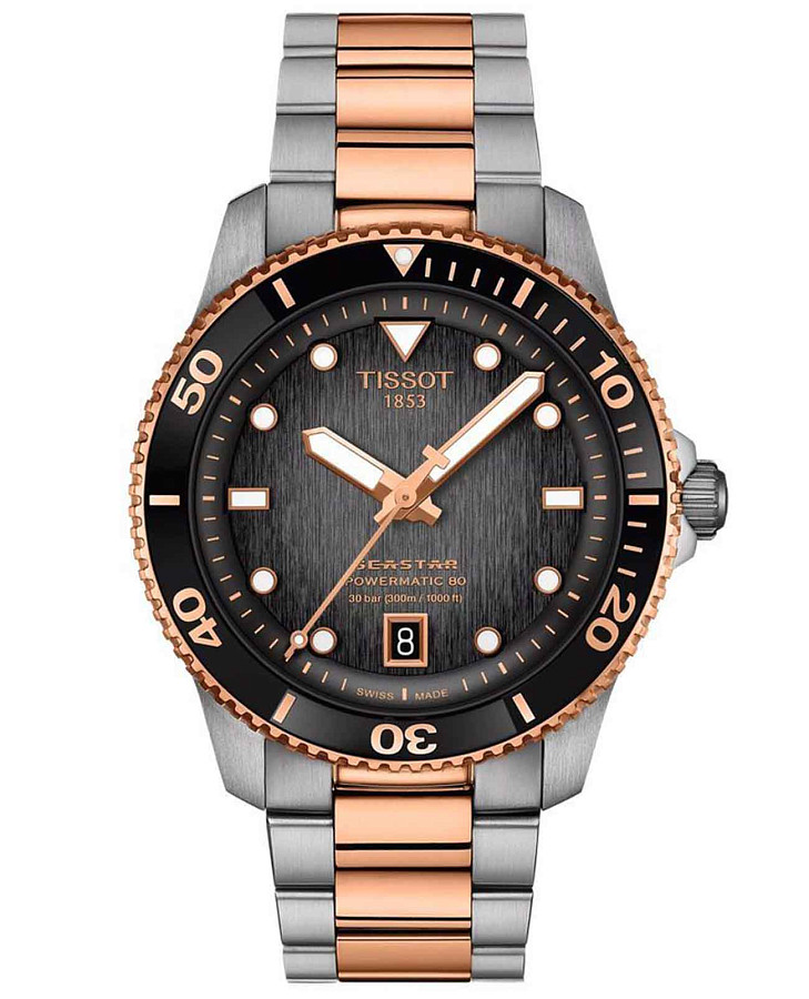 Часы Tissot Seastar 1000 Quartz 40mm T120.807.22.051.01 — мужские, черный