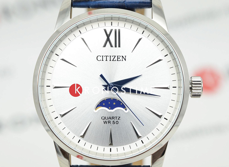 Часы Citizen Basic Moonphase AK5000-03A — металл сталь, Япония