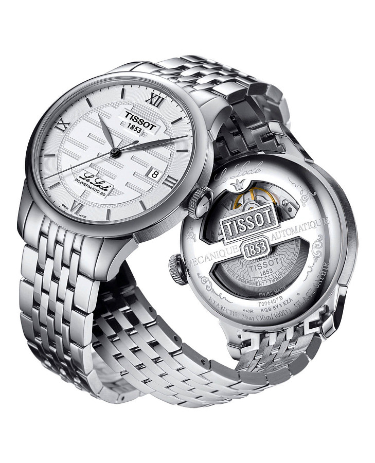 Часы Tissot Le Locle Doubl Happiness T006.407.11.033.01 — сталь металл, Швейцария