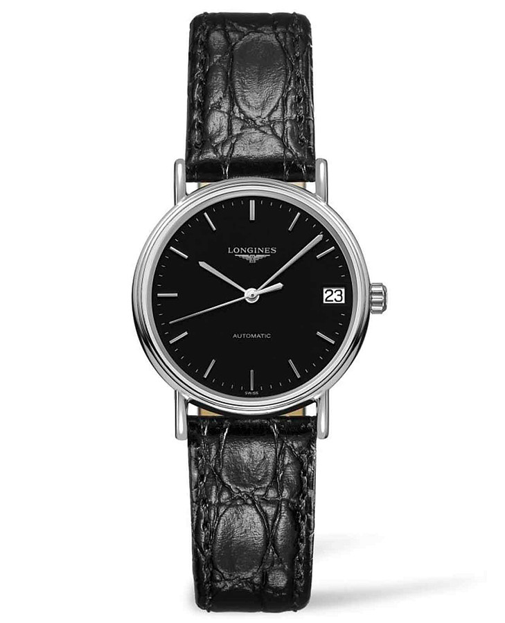 Часы Longines Presence L4.322.4.52.2 — женские, черный